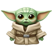 Baby yoda sticker