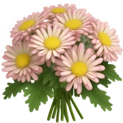 Pretty bouquet of chrysanthemums sticker