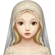 veiled girl sticker