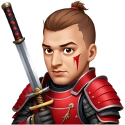 Battle-Ready Samurai sticker
