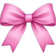 pink bow  sticker