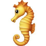 Sea horse sticker