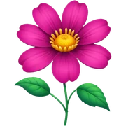 Flower 
 sticker