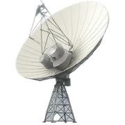 parabolic antenna sticker