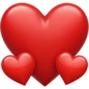 red heart sticker