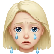 Sad sticker