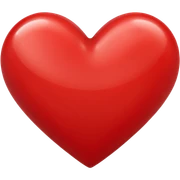 red heart on a blue background sticker