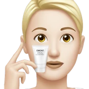 Skincare sticker