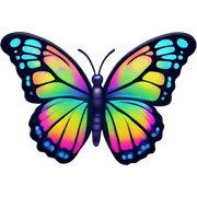 lisa frank butterfly sticker
