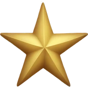 Christmas star sticker