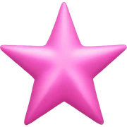 pink star sticker