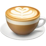 Coffee latte sticker