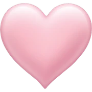 Light pink love heart sticker