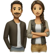 pareja  sticker