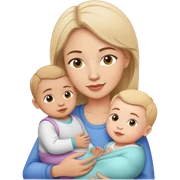 Daycare Teacher with baby sticker