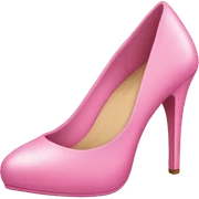 realistic pink heels sticker