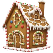 Gingerbread house sticker
