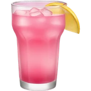 En rosa drink sticker