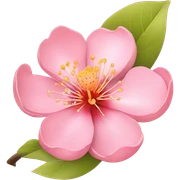 peach blossom sticker