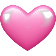 pink heart  sticker