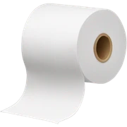 Toilet paper sticker