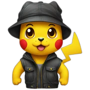 thug pickachu sticker