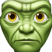 middle aged yoda sticker