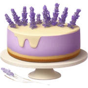 Lavender cheesecake sticker