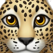  Leopard heart sticker