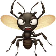 Angry ant sticker