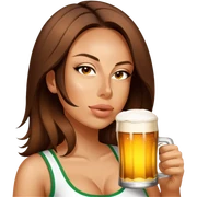 Cerveza Drinker sticker