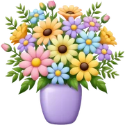 Pastel bouquet sticker