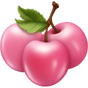 light pink cherries sticker