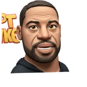meme-worthy bearded solo boy sticker