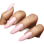 Light pink nails sticker