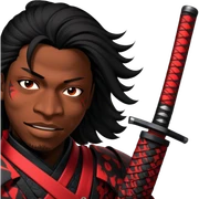 Daring Samurai sticker
