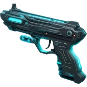 sci fi gun sticker