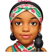 Colorful Singer sticker