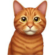 Red cat sticker