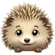 hedghog cute sticker
