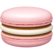 pale pink macaron sticker