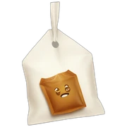 tea bag sticker