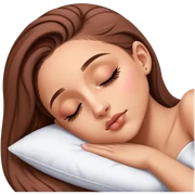 Ariana Grande sleeping sticker
