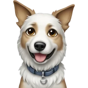 Winter dog  sticker