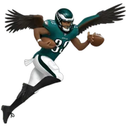 Eagles Swoop football sticker