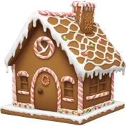Gingerbread house sticker