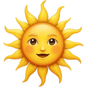 Sun sticker
