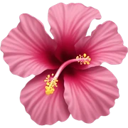 Hibiscus flower  sticker