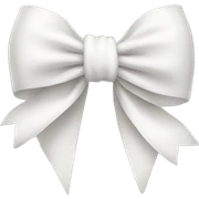 white bow sticker