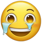 laughing and crying sticker